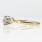 Art Deco 18ct Yellow Gold Diamond Three Stone Ring - Friar House