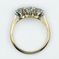 Art Deco 18ct Yellow Gold Diamond Three Stone Ring - Friar House