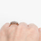 Art Deco 18ct Yellow Gold Diamond Three Stone Ring - Friar House Antique Jewellery