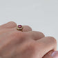 Art Deco 18ct Yellow Gold Pink Sapphire Diamond Cluster Ring - Friar House