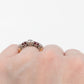 Art Deco 18ct Yellow Gold Ruby and Diamond Five Stone Ring - Friar House
