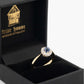 Art Deco 18ct Yellow Gold Sapphire and Diamond Cluster Ring - Friar House