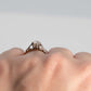 Art Deco 18ct Yellow Gold and Platinum Diamond Solitaire Engagement Ring - Friar House