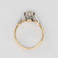 Art Deco 18ct Yellow Gold and Platinum Diamond Solitaire Engagement Ring - Friar House