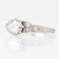 Art Deco 1930's Platinum Diamond Solitaire Ring - Friar House