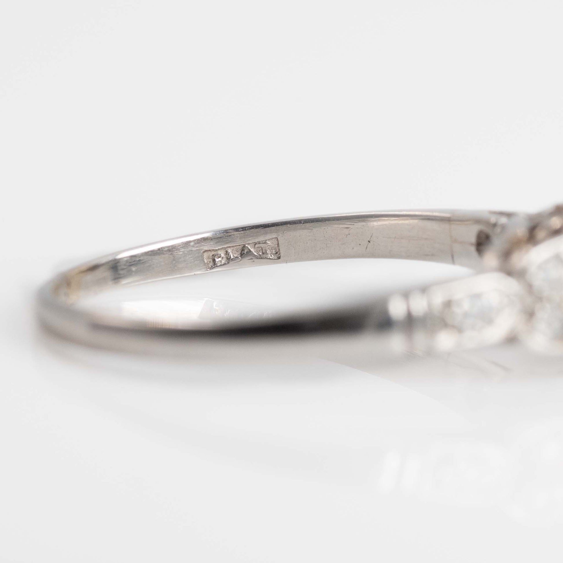 Art Deco 1930's Platinum Diamond Solitaire Ring - Friar House