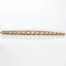 Art Deco 9ct Yellow Gold Diamond Bracelet - Friar House