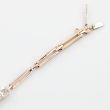Art Deco 9ct Yellow Gold Diamond Bracelet - Friar House