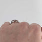 Art Deco Palladium Sapphire Diamond Ring - Friar House