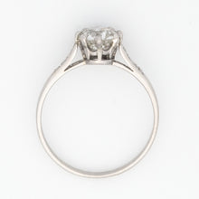 Art Deco Platinum 1.1 Carat Diamond Solitaire Ring - Friar House