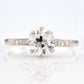 Art Deco Platinum 1.1 Carat Diamond Solitaire Ring - Friar House 
