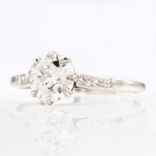 Art Deco Platinum 1.1 Carat Diamond Solitaire Ring - Friar House