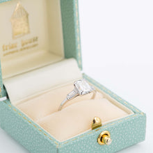 Art Deco Platinum 1.70 Carat Diamond Solitaire Ring - Friar House