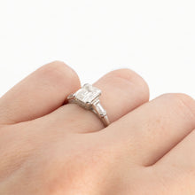 Art Deco Platinum 1.70 Carat Diamond Solitaire Ring - Friar House
