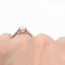 Art Deco Platinum 1.70 Carat Diamond Solitaire Ring - Friar House