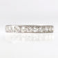 Art Deco Platinum 1.7 Carat Diamond Eternity Ring Size O 1/2