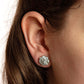 Art Deco Platinum 1.8 carat Diamond Cluster Earrings - Friar House