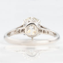 Art Deco Platinum 1.9 Carat Diamond Solitaire Ring - Friar House