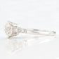 Art Deco Platinum 1.9 Carat Diamond Solitaire Ring - Friar House