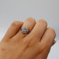 Art Deco Platinum 1 carat Diamond Cluster Ring - Friar House