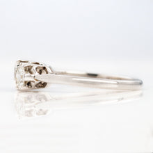 Art Deco Platinum 1 carat Diamond Three Stone Ring - Friar House