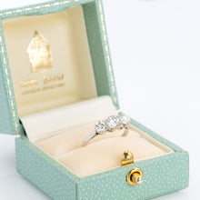 Art Deco Platinum 1 carat Diamond Three Stone Ring - Friar House