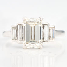 Art Deco Platinum 2.25 Carat Diamond Solitaire Ring - Friar House