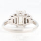 Art Deco Platinum 2.25 Carat Diamond Solitaire Ring - Friar House