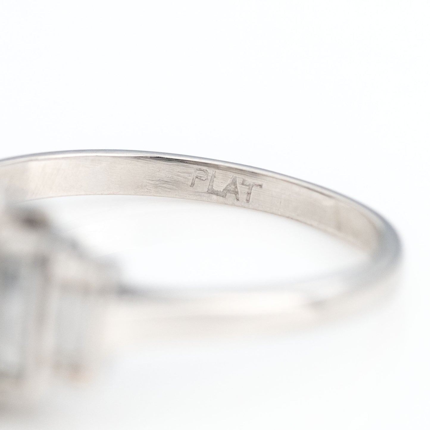 Art Deco Platinum 2.25 Carat Diamond Solitaire Ring - Friar House
