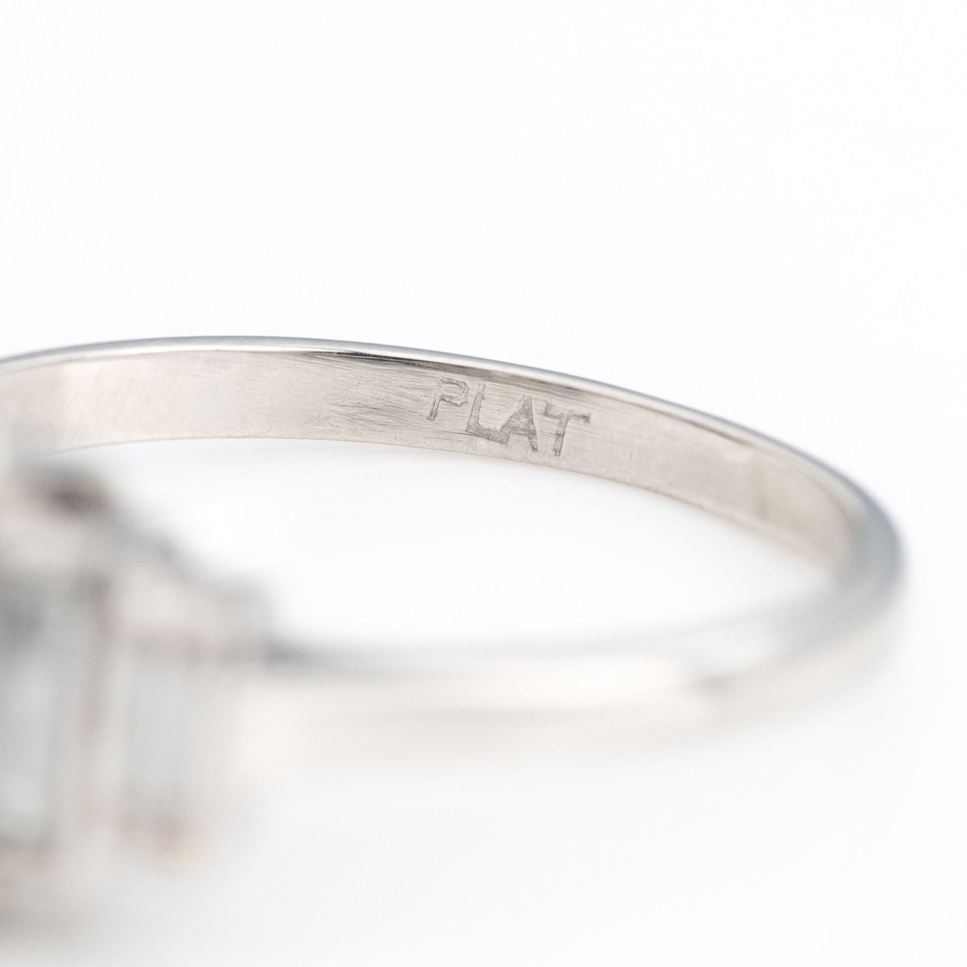 Art Deco Platinum 2.25 Carat Diamond Solitaire Ring - Friar House