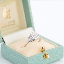 Art Deco Platinum 2.25 Carat Diamond Solitaire Ring- Friar House