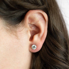 Art Deco Platinum 2.40 Carat Diamond Stud Earrings - Friar House