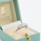Art Deco Platinum 2 Carat Diamond Three Stone Ring - Friar House Antique Jewellery