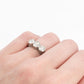 Art Deco Platinum 2 Carat Diamond Three Stone Ring - Friar House Antique Jewellery