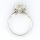 Art Deco Platinum 3.5 Carat Diamond Solitaire Ring - Friar House