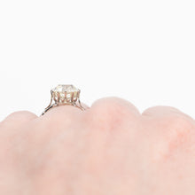Art Deco Platinum 3.5 Carat Diamond Solitaire Ring - Friar House