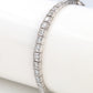 Art Deco Platinum 6.50 Carat Diamond Graduated Line Bracelet - Friar House