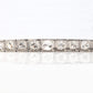 Art Deco Platinum 6.50 Carat Diamond Graduated Line Bracelet - Friar House