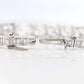 Art Deco Platinum 6.50 Carat Diamond Graduated Line Bracelet - Friar House