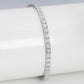 Art Deco Platinum 7.2 Carat Diamond Line Bracelet - Friar House Antique Jewellery