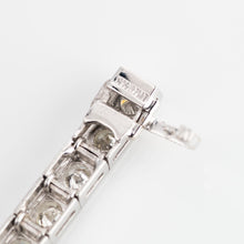 Art Deco Platinum 7.2 Carat Diamond Line Bracelet - Friar House Antique Jewellery