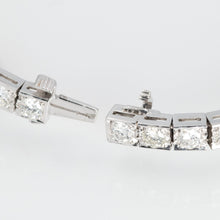 Art Deco Platinum 7.2 Carat Diamond Line Bracelet - Friar House Antique Jewellery