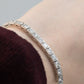 Art Deco Platinum 7.2 Carat Diamond Line Bracelet - Friar House Antique Jewellery