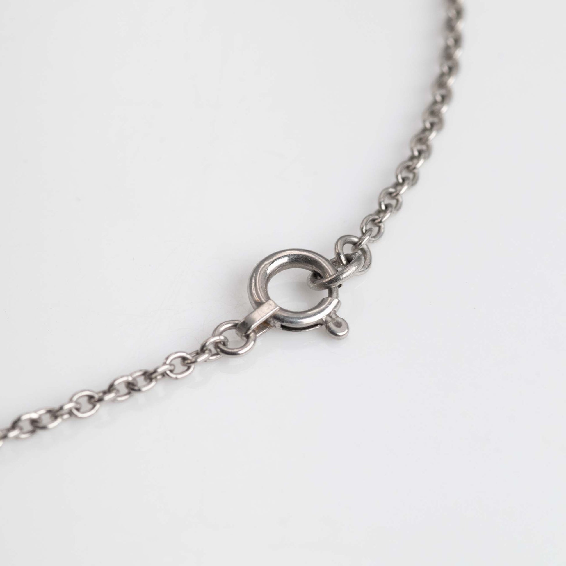 Art Deco Platinum Diamond Cross Pendant - Friar House