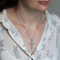 Art Deco Platinum Diamond Cross Pendant - Friar House