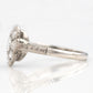 Art Deco Platinum Diamond Daisy Cluster Ring - Friar House