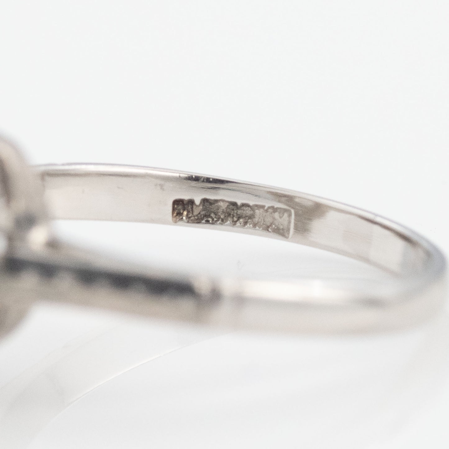 Art Deco Platinum Diamond Daisy Cluster Ring - Friar House