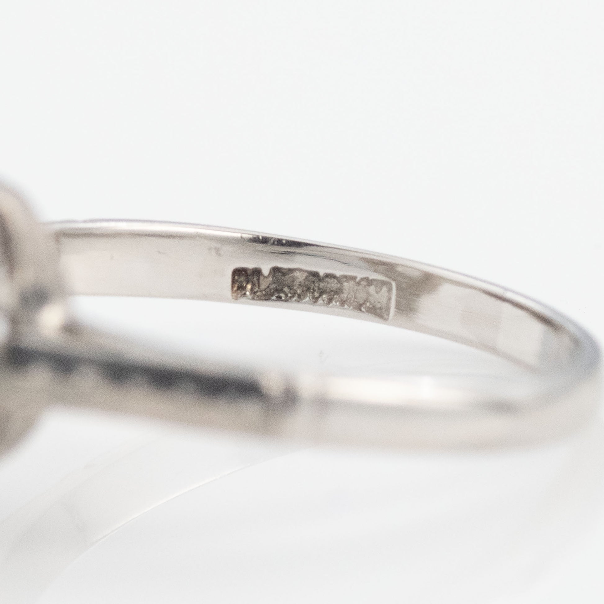 Art Deco Platinum Diamond Daisy Cluster Ring - Friar House