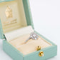 Art Deco Platinum Diamond Daisy Cluster Ring - Friar House