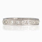 Art Deco Platinum Diamond Eternity Ring Size I 1/2 - Friar House